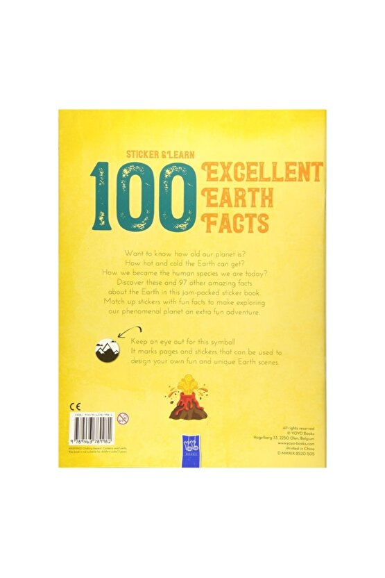 100 Excellent Earth Facts Stıcker