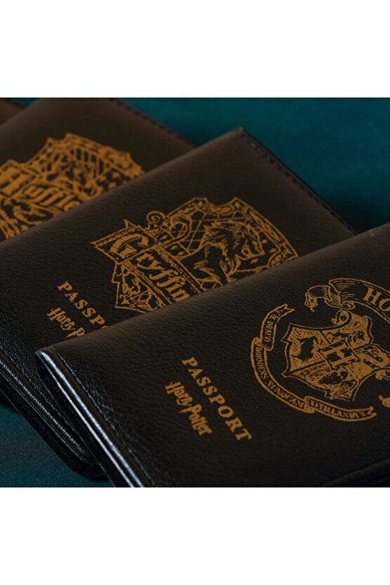 Gryffindor Pasaport Kılıfı Lisanslı Deri