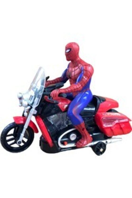 Avengers Pilli Işıklı Sesli Örümcek Adam Motor Spiderman