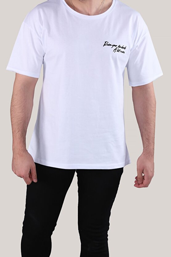 Erkek İşlemeli T-Shirt