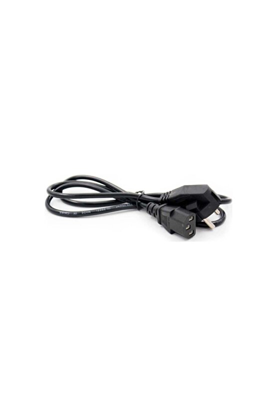 1.5 Metre Pc Mönitör Fişi 3x0,75 Mm 3 Pin 220v 10a Adaptör Işıldak Laptop Yazıcı Power Güç Kablosu