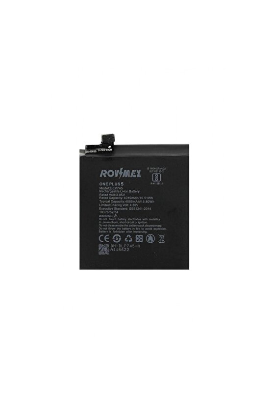 Oneplus 5 Rovimex Batarya Pil