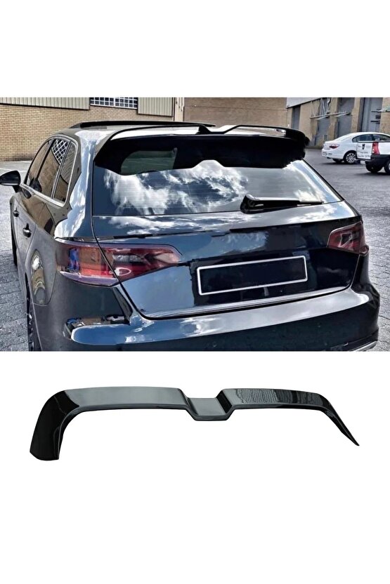 Audi a3 8v bagaj üstü spoiler pianoblack boyalı oettinger 2013  2020