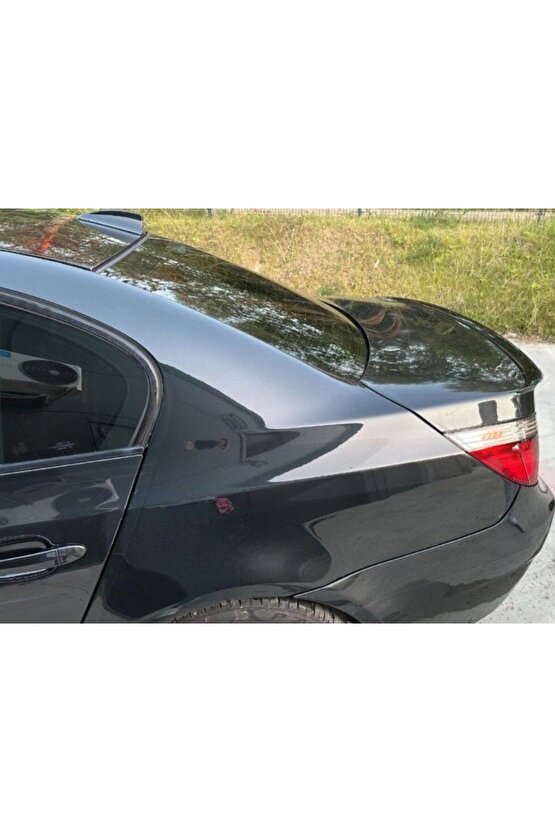 Bmw E60 Bagaj Üstü Spoiler Siyah Boyalı Plastik Boyalı 2003  2009