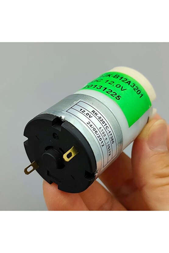 AJK-B12 Mini DC Hava Pompası - 5V-12V Çok Voltajlı Kompakt Motor