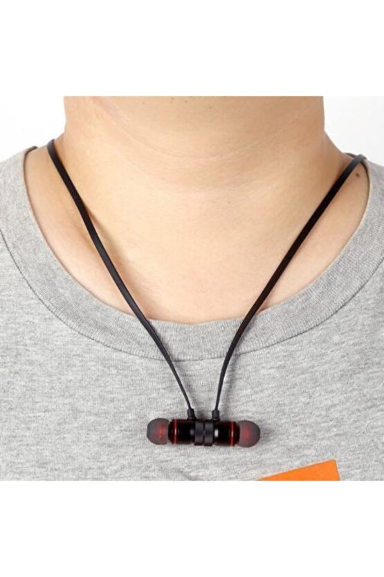 Mıknatıslı Bluetooth Kulaklık 4.1 Sport Model Wireless Kablosuz