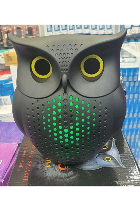 Işıklı Bluetooth Hoparlör Kablosuz Speaker Baykuş Figürlü