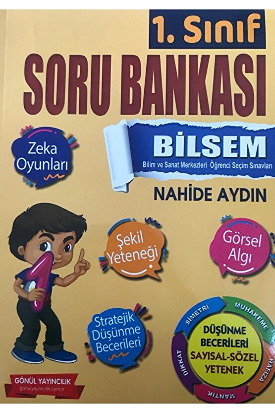 1. Sınıf Bilsem Soru Bankası  Nahide Aydın  Gönül Yayıncılık  9786258198041