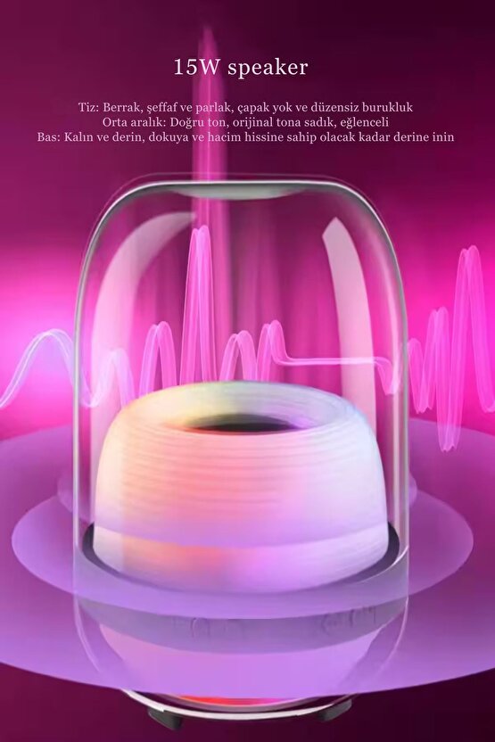 Kablosuz Hoparlör Ses Bombası Taşınabilir Bluetooth Hoparlör Fm Radyo Yüksek Ses Yüksek Dip Bass L20