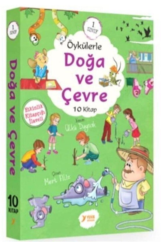 Kitap 1. Sınıf Öykülerle Doğa Ve Çevre Seti (10 KİTAP TAKIM) - Kolektif