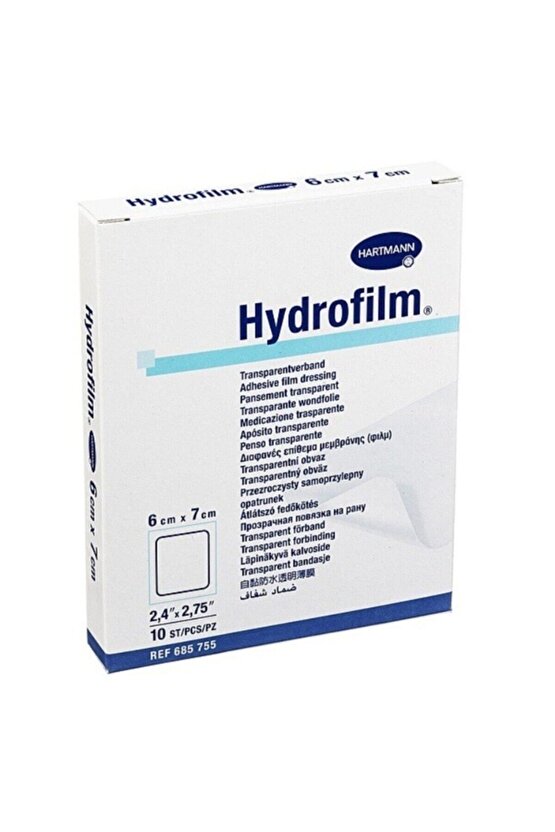 Hydrofilm 6 X 7 Cm Transparan Film Örtü 10 Lu ( 1 Paket 10 Adet)