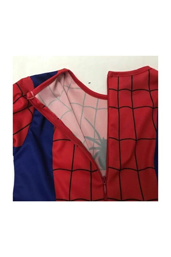 Erkek Çocuk Kırmızı Spiderman Örümcek Adam Kostümü