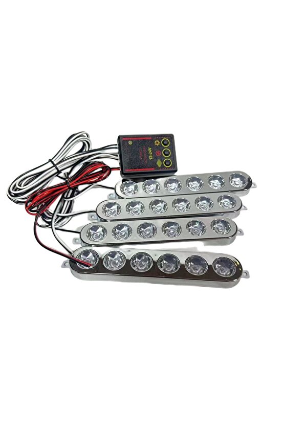 Çakar Lamba 6x4 Led Sarı Sarı 12-24v  Lapa536