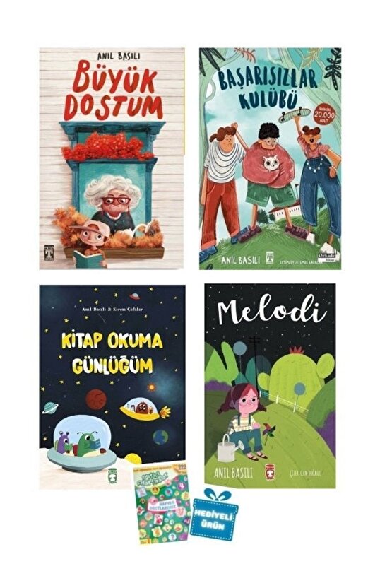 222stickerlı Büyük Dostum Başarısızlar Kulübü Melodi Kitap Okuma Günlüğüm 5. 6. 7. Sınıf Anıl Basılı