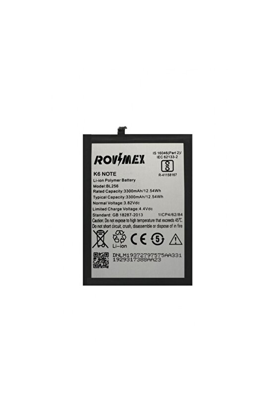 Lenovo K5 Note (bl261) Rovimex Batarya Pil