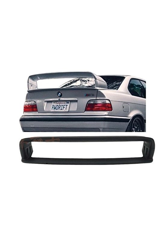 Bmw E36 Bagaj Üstü Spoiler Yüksek Pianoblack Plastik