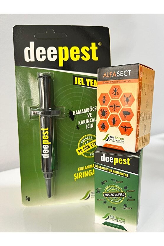 Deepest 25ml Alfasect 25ml 5gr Deepest Hamamböceği Jeli