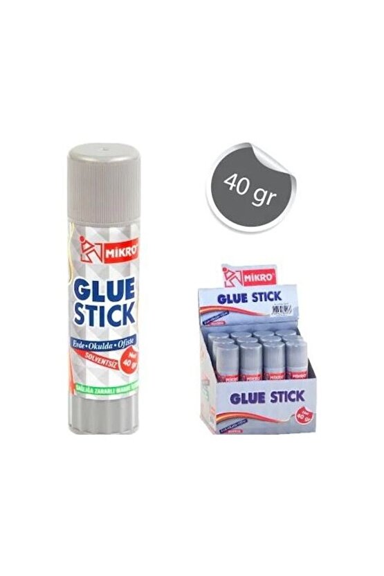 Glue Stick Yapıştırıcı 40gr 12li Paket