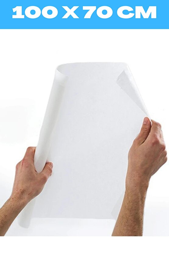1kg 32 Adet (32 Adet) Yağlı Kağıt Parşömenmilaj Kağıdı 100x70 Cm 45 Gr
