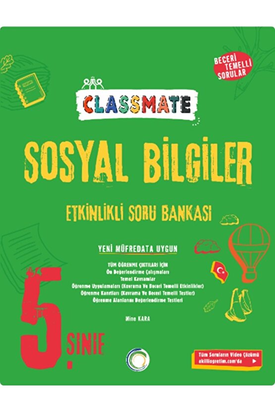 OKYANUS YAYINLARI 5.SINIF CLASSMATE SOSYAL BİLGİLER SORU BANKASI 2024-2025