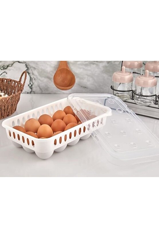 Yumurta Organizeri 2 Adet 15 Li Yumurta Saklama Kabı Bpa Free