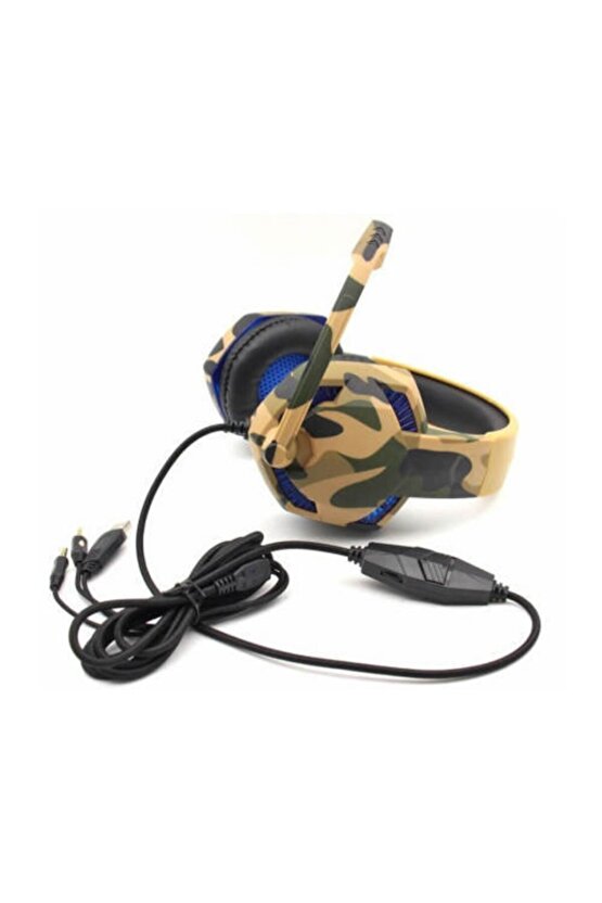 Komc G306 Profesyonel Işıklı Mikrofonlu Oyuncu Kulaklığı