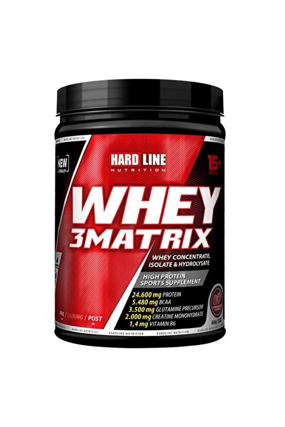 Whey3 Matrix 454 gr Çilek Aromalı (HALAL CERTIFIED)