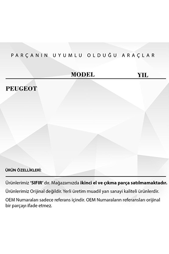 Peugeot Için Airbag Şerit (soketli)