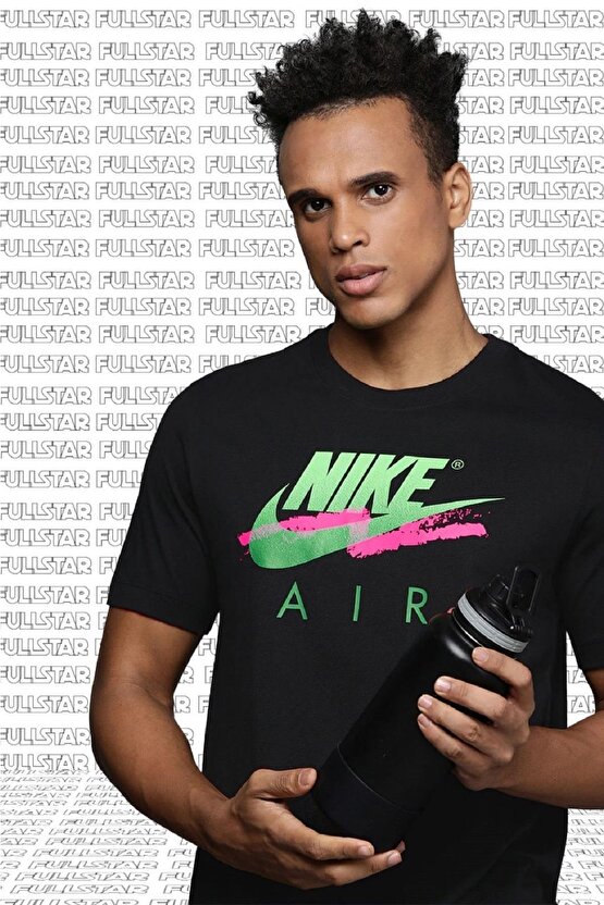 Mens Sportswear Dna Futura T-shirt Baskılı Siyah Tişört