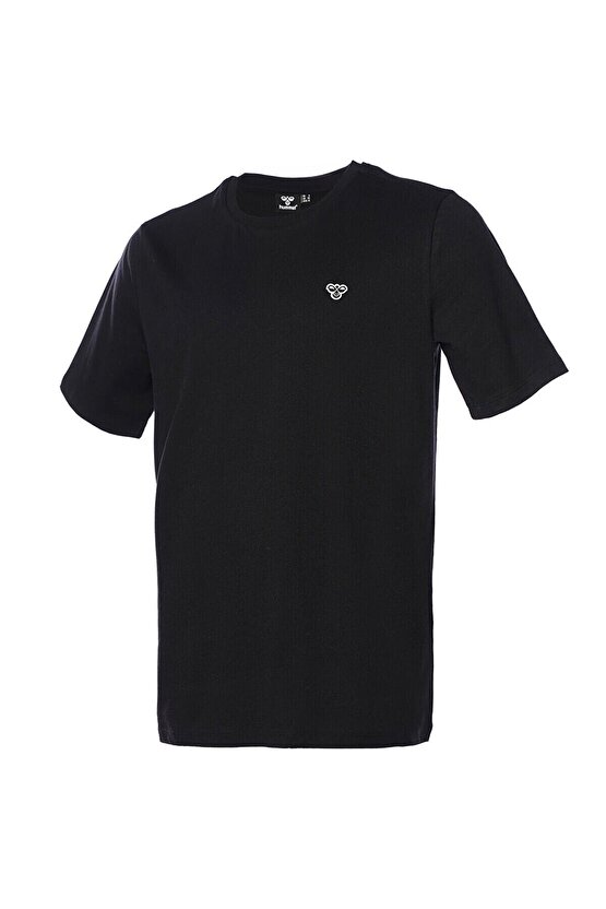 hmlT-IC ICO REGULAR T-SHIRT BLACK TEKSTIL Erkek T-shirt