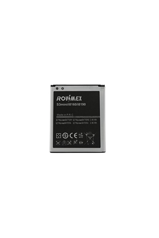 Samsung Galaxy S3 Mini (gt-ı8190) Rovimex Batarya Pil