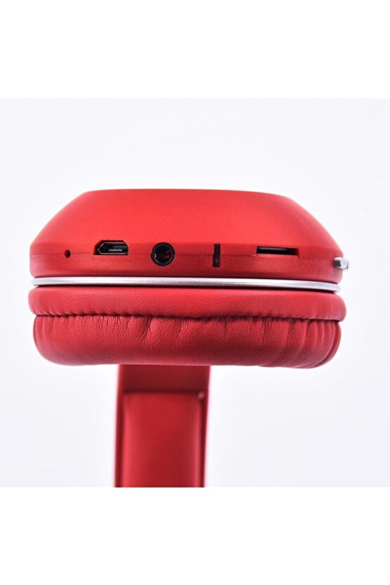Kırmızı Bluetooth Kulaklık Wireless Mikrofonlu Sdaux Bt-1608