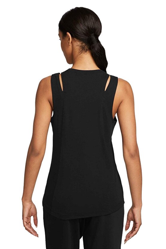 Sportswear Dri Fit Yoga Black Tank Top Siyah Spor Atlet