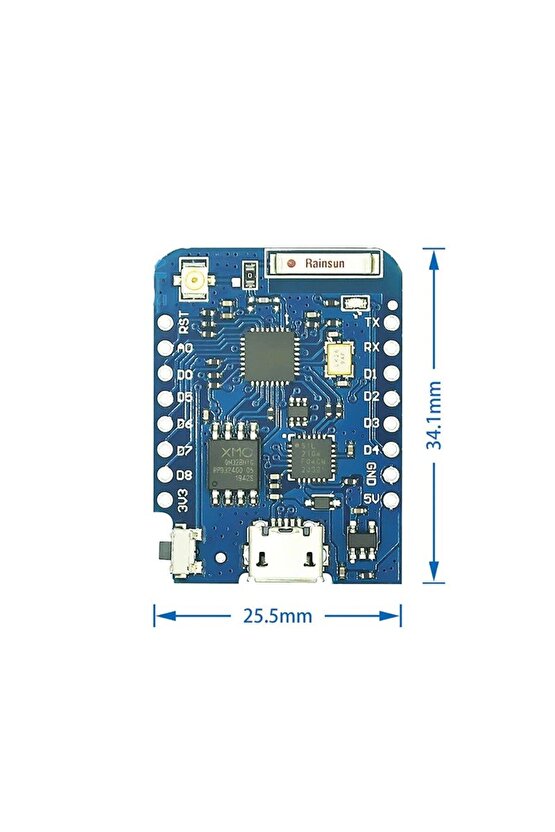 Wemos D1 Mini Pro V1.1.0 Esp8266 16M bayt (128M bit) flaş