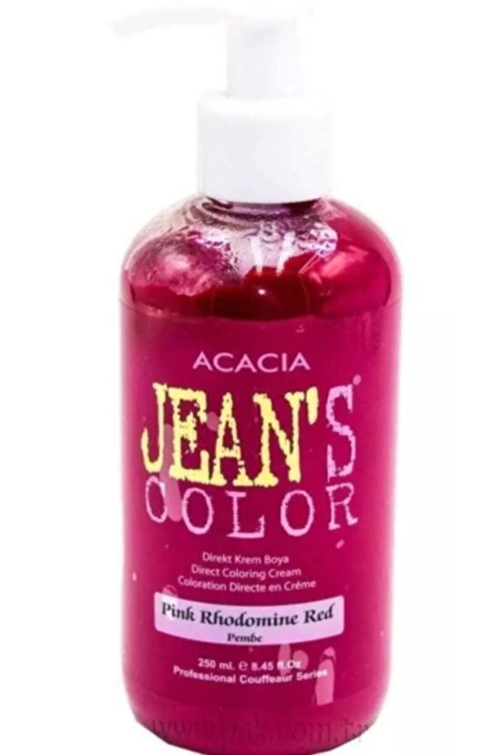 Jeans Color Saç Boyası Pink Rhodomine Red