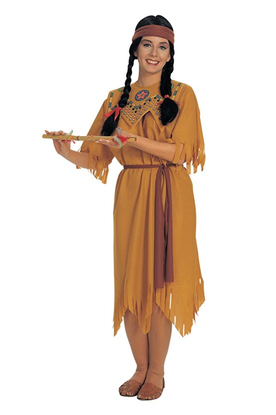 Himarry Himarry Kızılderili Prensesi Kostümü - Pocahantas Kostümü - Hintli Kostümü Yetişkin Bo