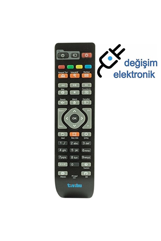 Tivibu Airties Air 7200i Hd Rf Uydu Orjinal Kumandası