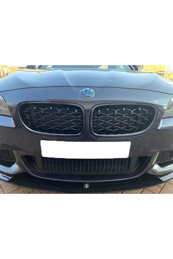 Bmw F10 Ön Panjur Izgara Böbrek Diamond Full Siyah