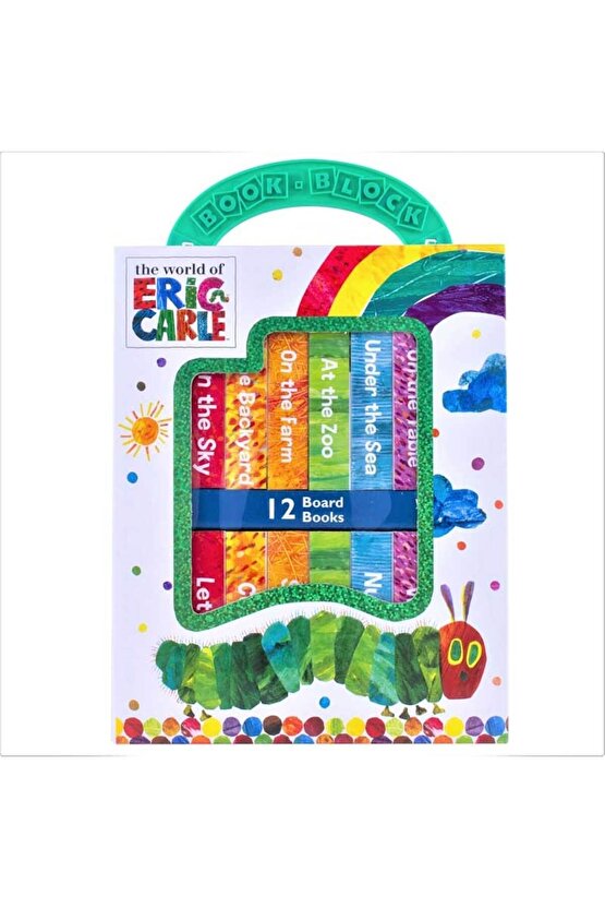 World of Eric Carle My First Library 12 Board Book Set: First Words, Alphabet, Numbers, and More!