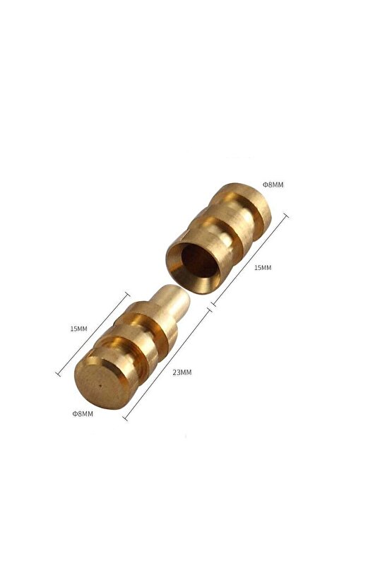 6 ADET Metal, Çap 8.0 mm X 30 mm Açılır Masa Sabitleme Pimi ve Somunu