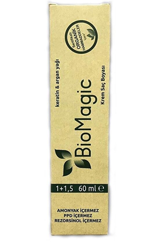 Bio Magic Amonyaksız Profesyonel Saç Boyası 60 ml 1.01 Derin Mavi Siyah Oksidan