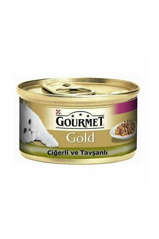 Neo Pet Market Purina Gold Çifte Lezzet Ciğerli & Tavşanlı Yaş Kedi Maması 85 Gr X 6 Adet