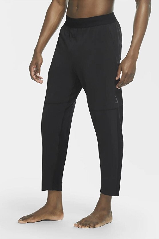 Sportswear Yoga Pants Esnek Yapılı Siyah Eşofman Altı
