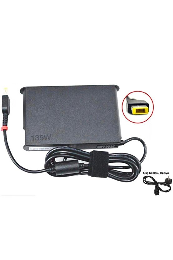 Lenovo 20V 6.75A 135W USB Uç Notebook Adaptör (KARE) SQUARE  FST135W