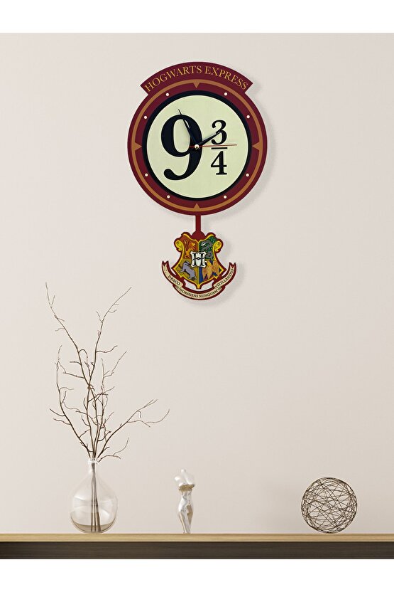 Hogwarts Express Iı Dekoratif Sarkaçlı Duvar Saati