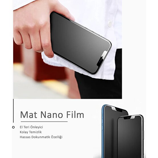 Wontis Samsung Galaxy M04 Mat Parmak Izi Bırakmayan Nano Ekran Koruyucu Film