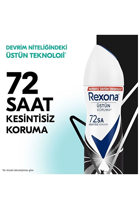 Invisible Black White Deodorant (72 Saat Etkili) 150 Ml