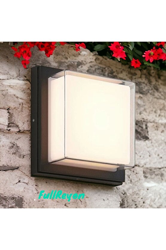 4200 Kelvin, 900 Lümen, 12 Wat Led Aplik, Bahçe, Balkon, Banyo, Salon, İç ve Dış Mekan Led Armatür