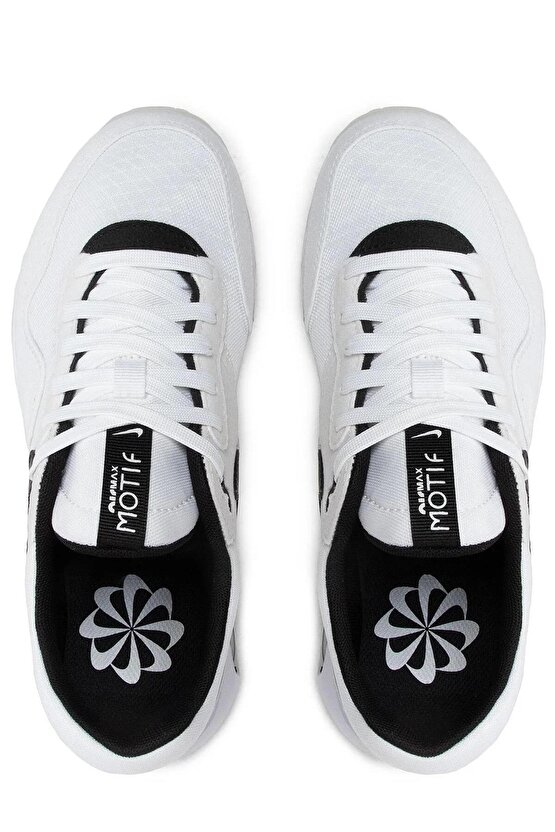 Air Max Motif G. S. Unisex Canvas White Sneaker Kanvas Unisex Spor Ayakkabı Beyaz