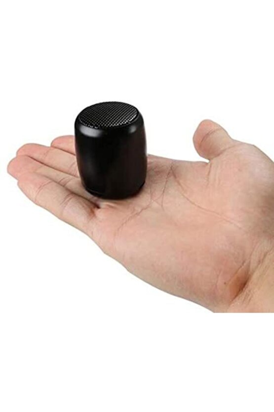 Metal Mini Bluetooth Hoparlör Mikrofonlu 2w Güçlü Kablosuz Speaker 3cm